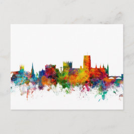 Cartão Postal Skyline Cityscape, na Inglaterra