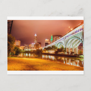 Cartão Postal skyline da cleveland ohio