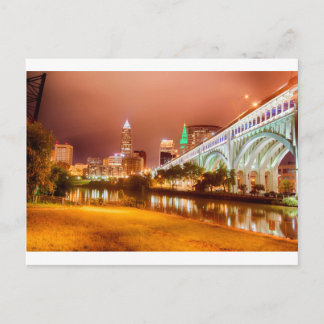 Cartão Postal skyline da cleveland ohio
