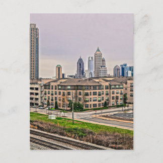 Cartão Postal Skyline de Atlanta Geórgia
