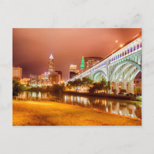 Cartão Postal skyline de cleveland ohio