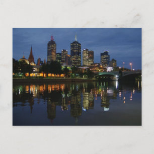 Cartão Postal Skyline de Melbourne
