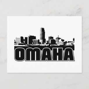 Cartão Postal Skyline de Omaha