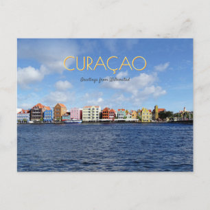 Cartão Postal Skyline de Willemstad (personalizável)