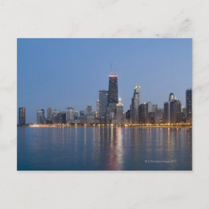 Cartão Postal Skyline do Centro Chicago