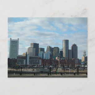 Cartão postal Skyline em Boston