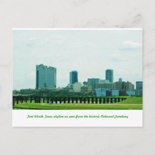 Cartão Postal Skyline Fort Worth