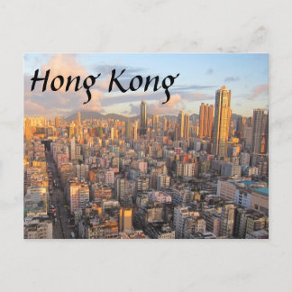 Cartão postal Skyline Hong Kong