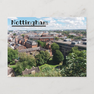 Cartão postal Skyline Nottingham