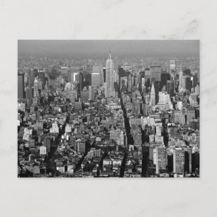 Cartão Postal Skyline Nova Iorque USA 1987
