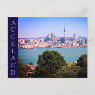 Cartão Postal skyline nz