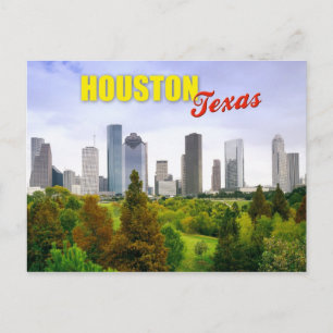 Cartão Postal Skyline of Houston, Texas