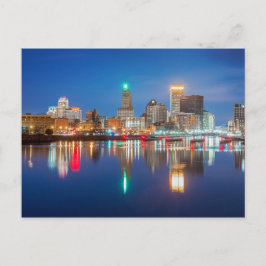 Cartão Postal Skyline of Providence, RI