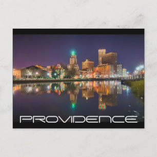 Cartão Postal Skyline Providence Rhode Island