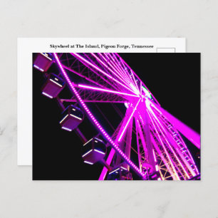 Cartão Postal Skyroda na Ilha de Pigeon Forge, Tennessee