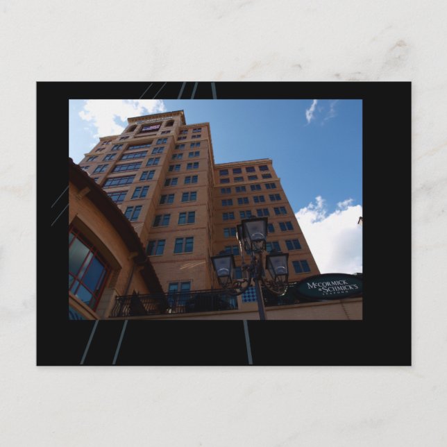 Cartão Postal Skyscraper do Kansas City Plaza (Frente)