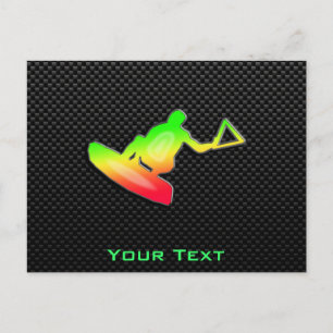 Cartão Postal Sleek Wakeboarder