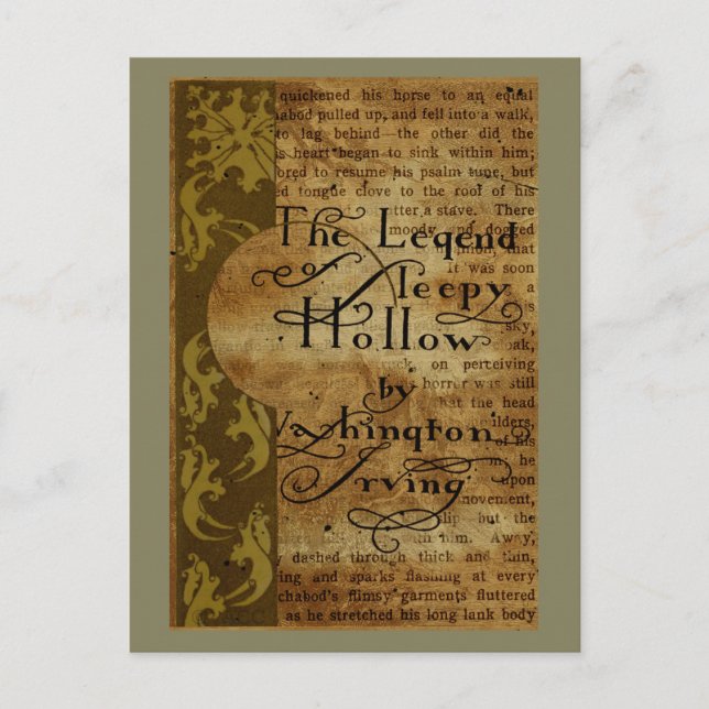 Cartão Postal Sleepy Hollow (Frente)