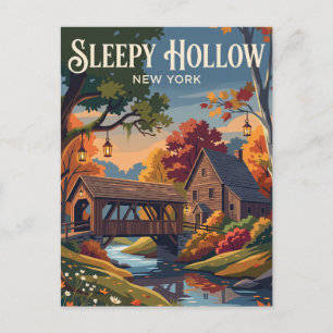 Cartão Postal Sleepy Hollow, Nova York, EUA EUA