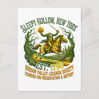 Cartão Postal Sleepy Hollow Nova York História do Vale de Hudson