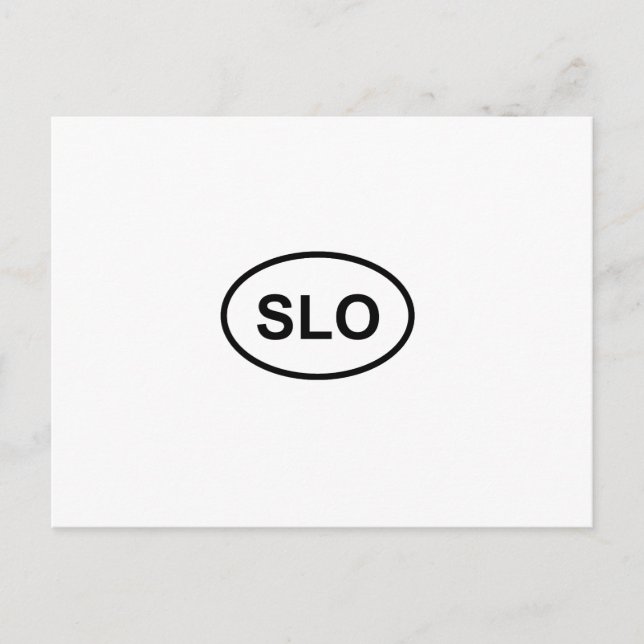 Cartão Postal SLO - San Luis Obispo (Frente)