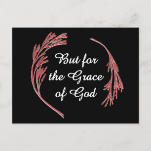 Cartão Postal Slogan de Recuperação da Graça de Deus Dito Inspir
