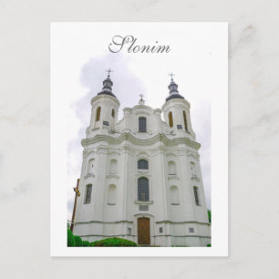 Cartão Postal Slonim Belarus Arquitetura Cidade Catedral