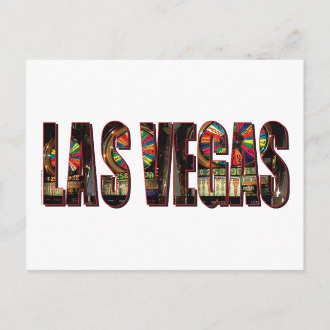 Cartão Postal Slots Las Vegas (Frente)