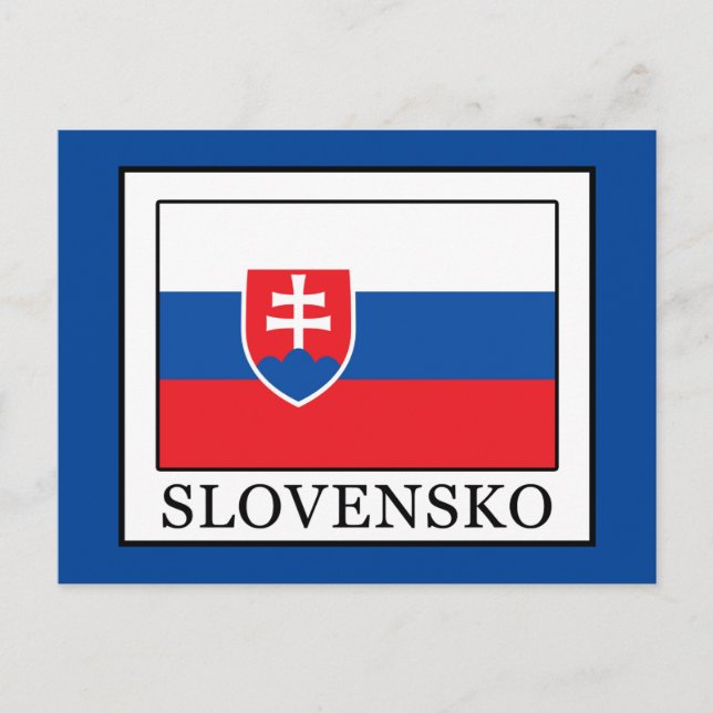 Cartão Postal Slovensko (Frente)
