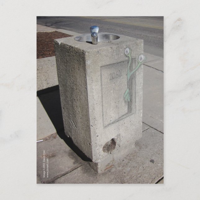 Cartão Postal sluggo emerge da hibernação (Frente)