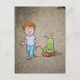 Cartão Postal sluggo's wagon ride