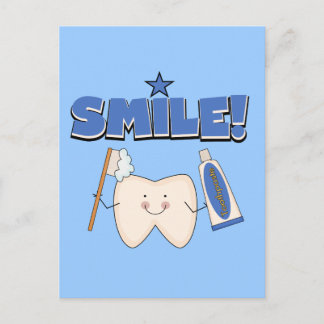 Cartão Postal SMILE - T-shirts e presentes dentários