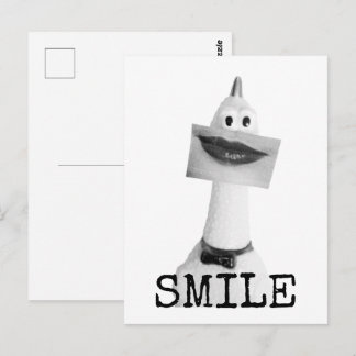 Cartão Postal Smiling Rubber Chicken Postcard