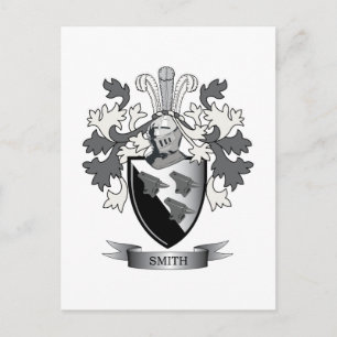 Cartão Postal Smith Family Crest Casaco de Armas