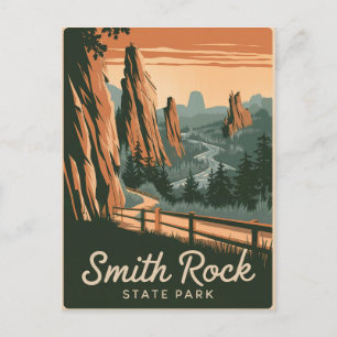 Cartão Postal Smith Rock State Park Vintage