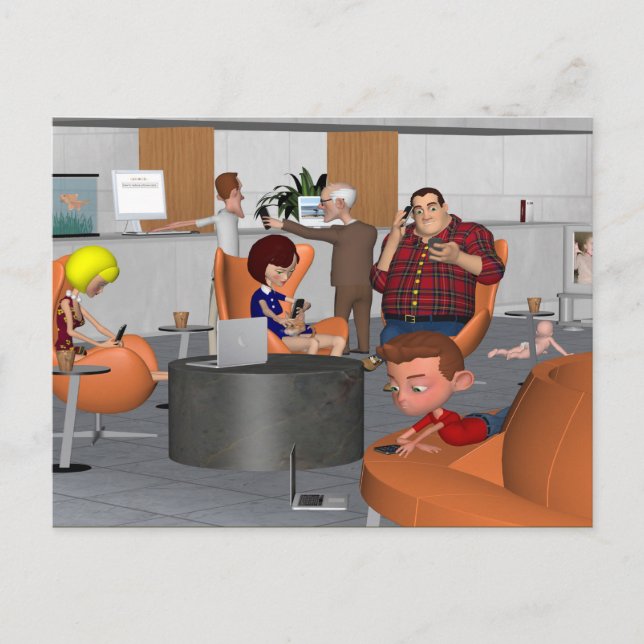 Cartão Postal Smombies (Frente)