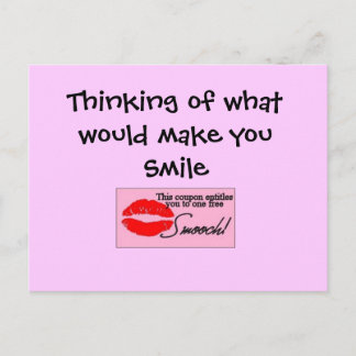 Cartão Postal Smooch
