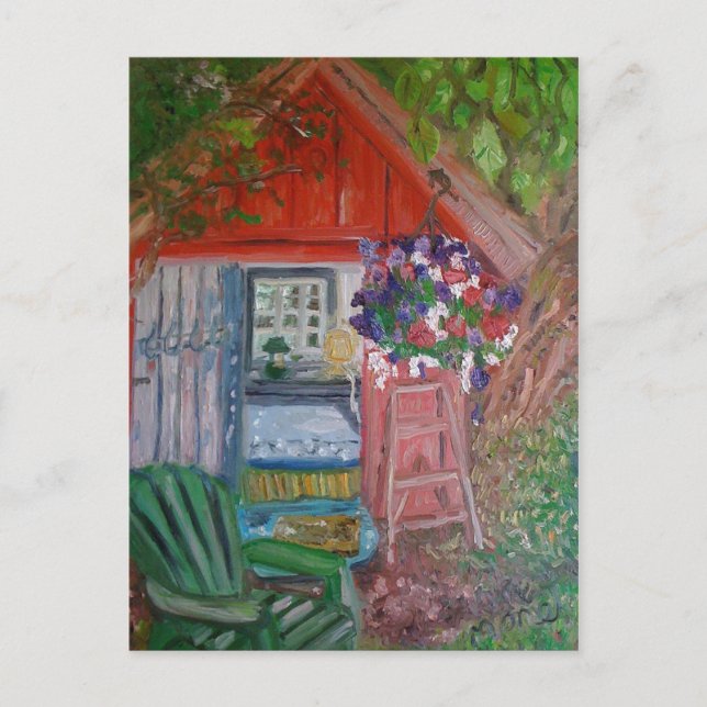 Cartão Postal snoopy house (Frente)