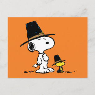 Cartão Postal Snoopy & Woodstock Peregrino