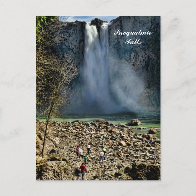 Cartão Postal Snoqualmie Falls (Frente)