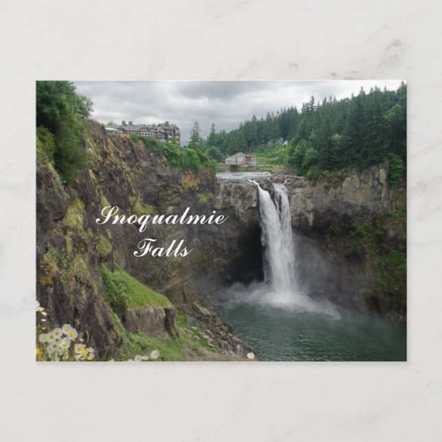 Cartão Postal SnoqualmieFalls (Frente)