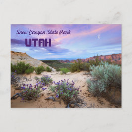 Cartão Postal Snow Canyon State Park Utah