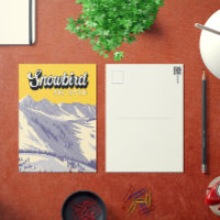 Snowbird Ski Area Winter Utah Vintage