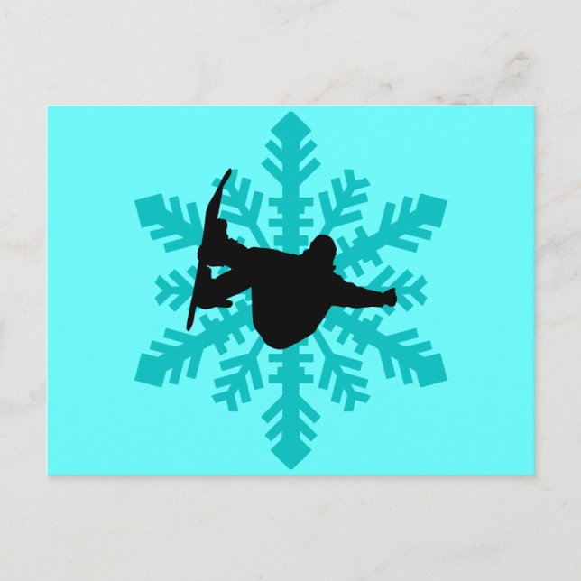 Cartão Postal Snowboard (Frente)