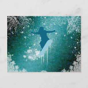 Cartão Postal Snowboard