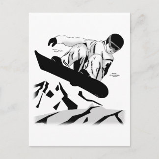 Cartão Postal Snowboard 5