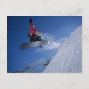 Cartão Postal Snowboard em Snowbird Resort, Utah (MR)