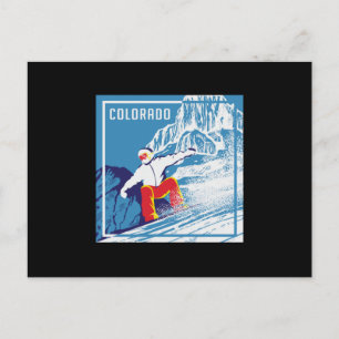 Cartão Postal Snowboard Snowboard Snowboard Snowboarder Winter G