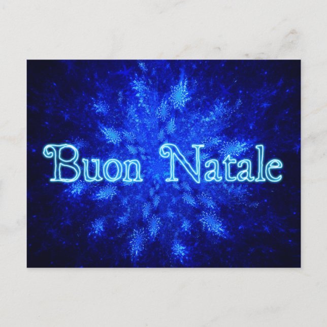 Cartão Postal Snowburst (Frente)