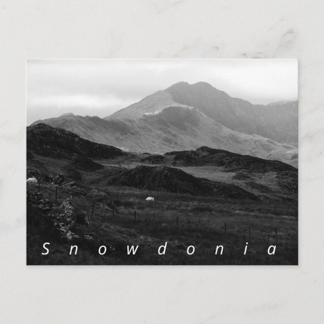 Cartão postal Snowdonia (Frente)